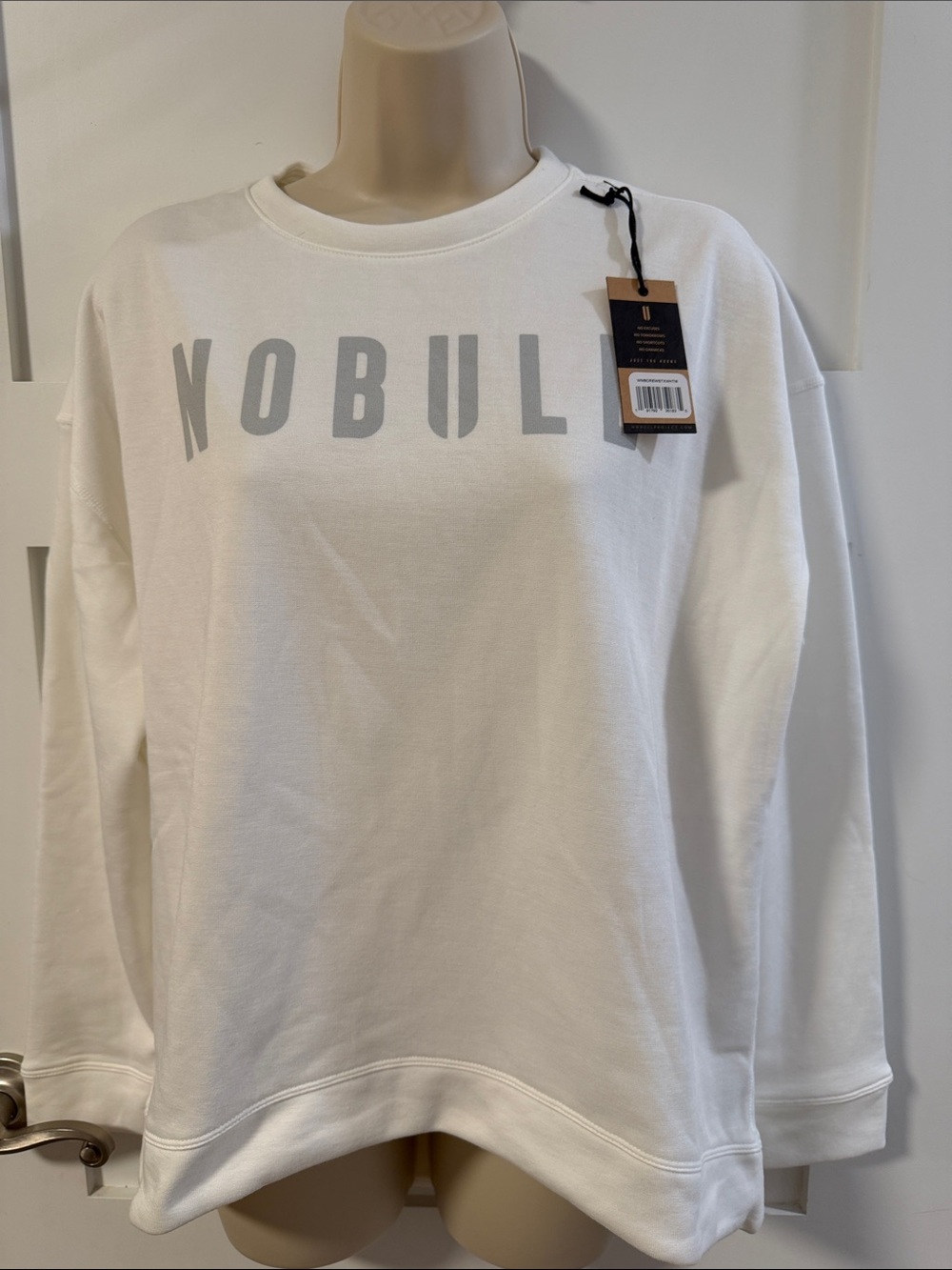 NOBULL White Crew Sweatshirt